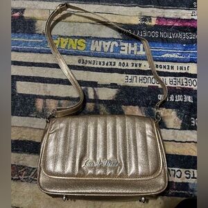 Lux De Ville Gold Shoulder Bag